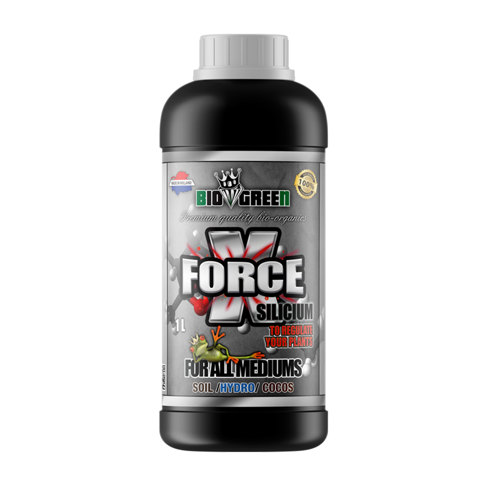 Biogreen X-Force – Aditivo de silicio, botella 1 L