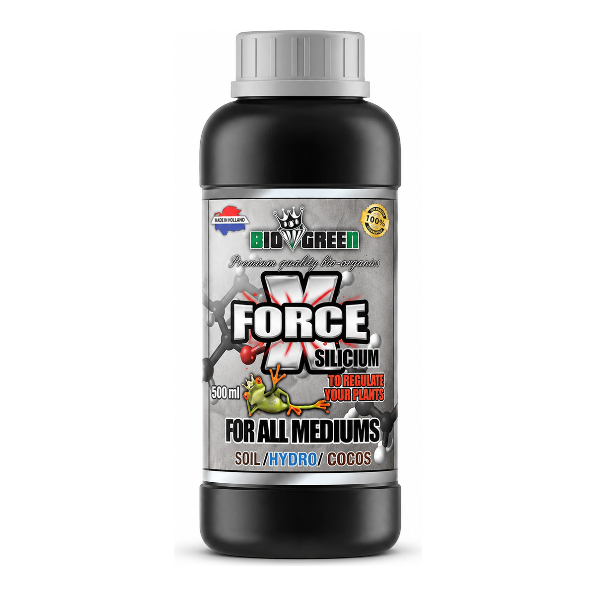 Biogreen X-Force – Aditivo de silicio, botella 500 ml