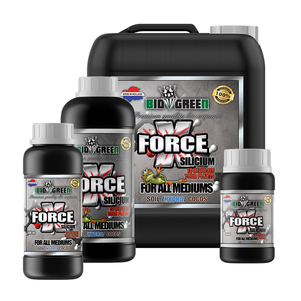 Biogreen X-Force – Aditivo de silicio de alta concentración, presentación de la gama
