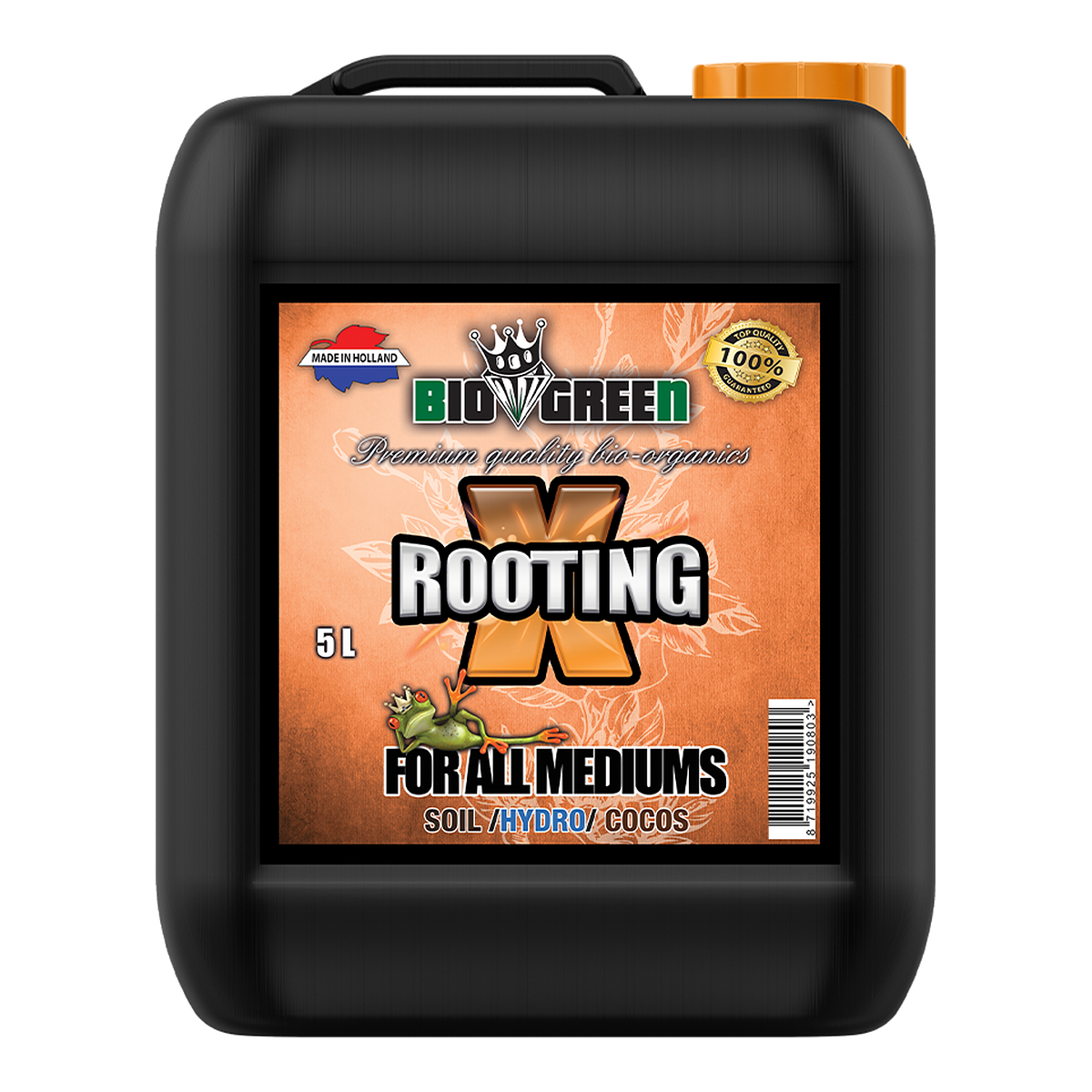 Biogreen X-Rooting – Estimulador de enraizamiento orgánico, garrafa 5 L