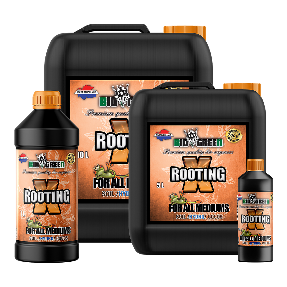 Biogreen X-Rooting – Estimulador de enraizamiento orgánico, gama completa de formatos