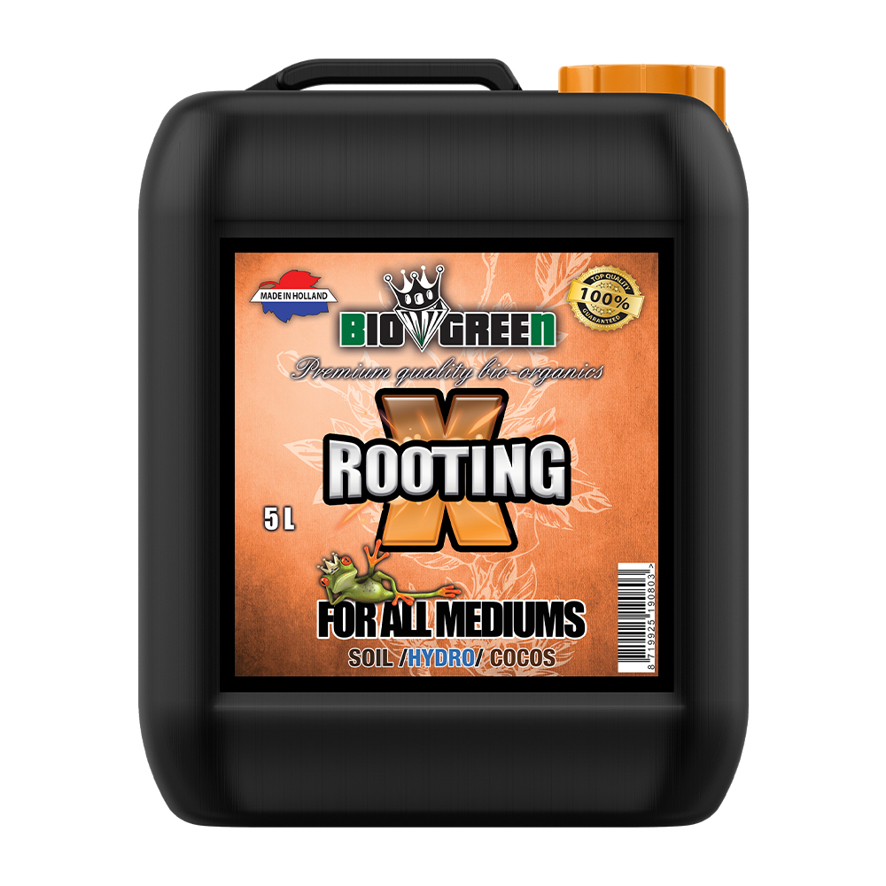 Biogreen X-Rooting – Estimulador de enraizamiento orgánico, garrafa 5 L