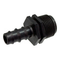 Blue Bird Adaptador Macho Tubo Ø16 mm a Rosca ¾", conector de tubería de goteo a toma roscada
