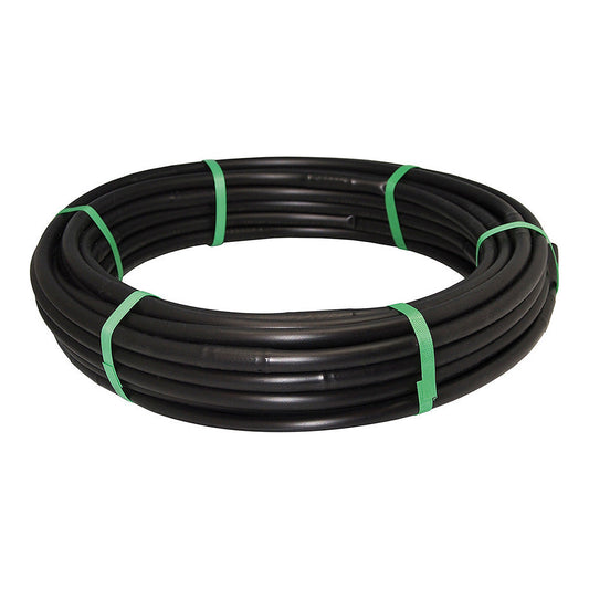 Blue Bird Tubería de Goteo Negra Ø16 mm con Goteros cada 35 cm 2 l/h Rollo 25 m, tubo de riego autocompensado