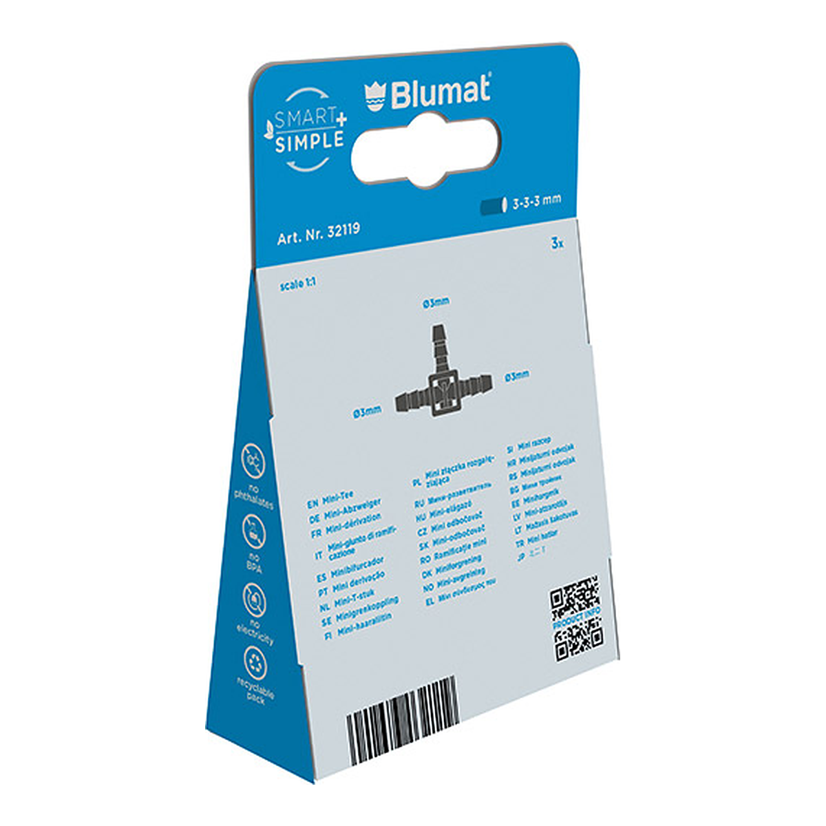 Blumat mini te 3-3-3 mm - vista alternativa