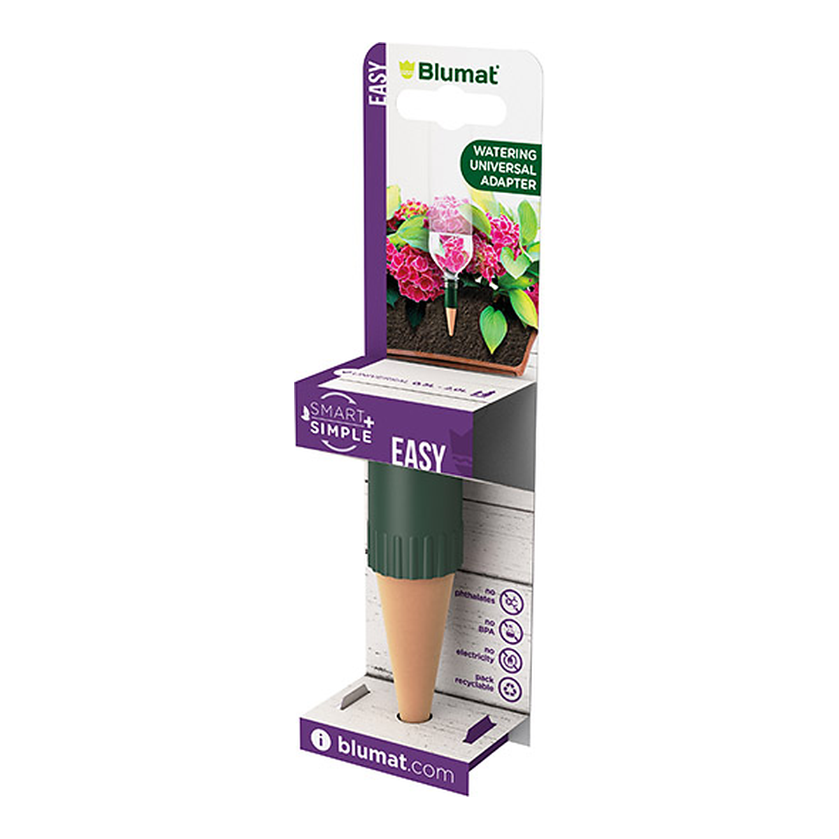 Detalle del cono de cerámica Blumat Easy en unidad suelta