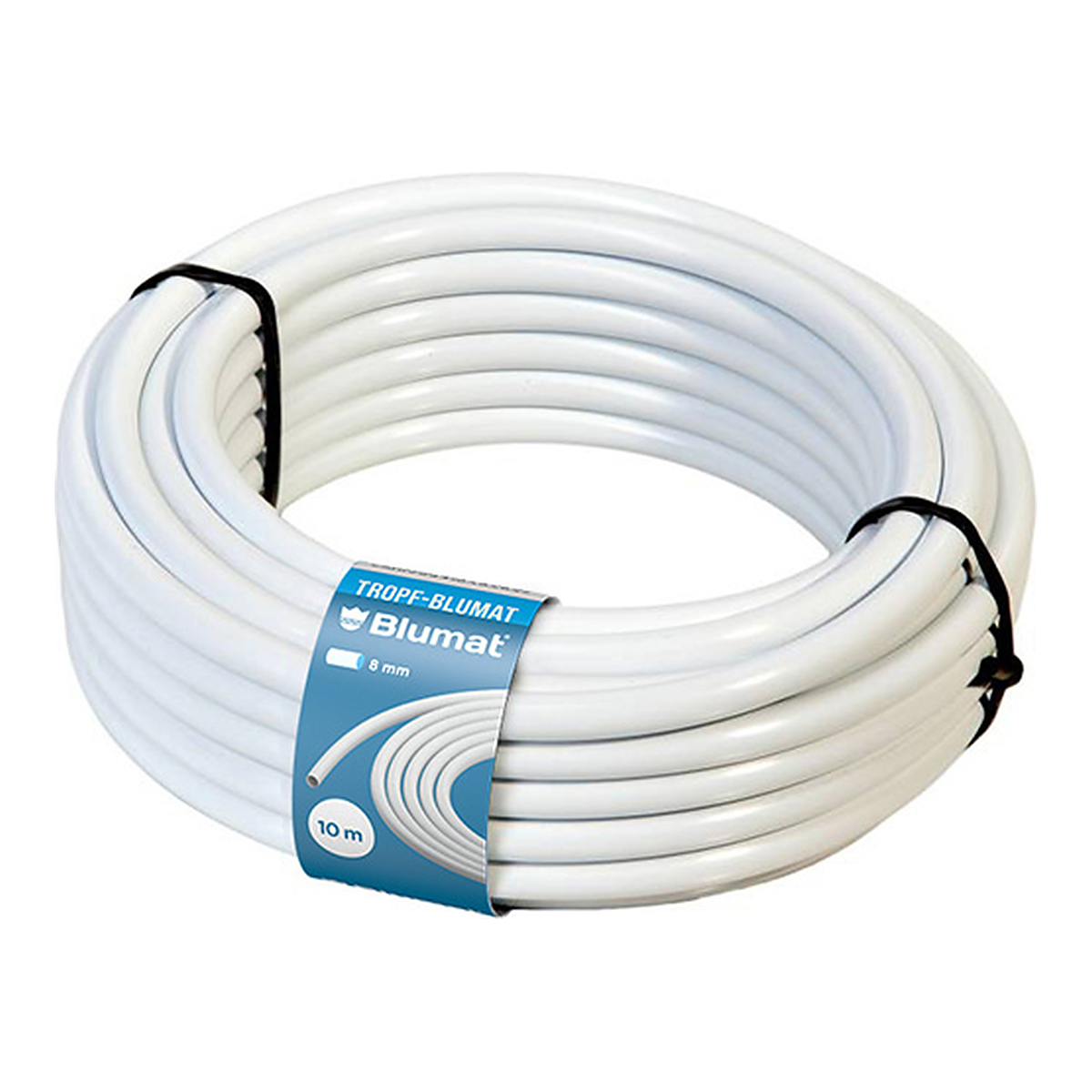 Blumat tubo de alimentación Ø8 mm blanco en rollo de 10 m