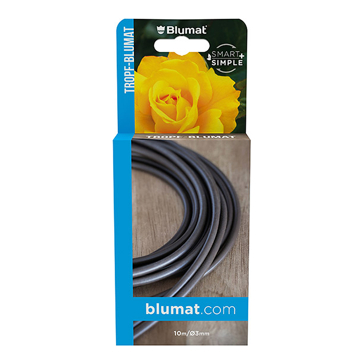Blumat tubo de goteo Ø3 mm en rollo de 10 m