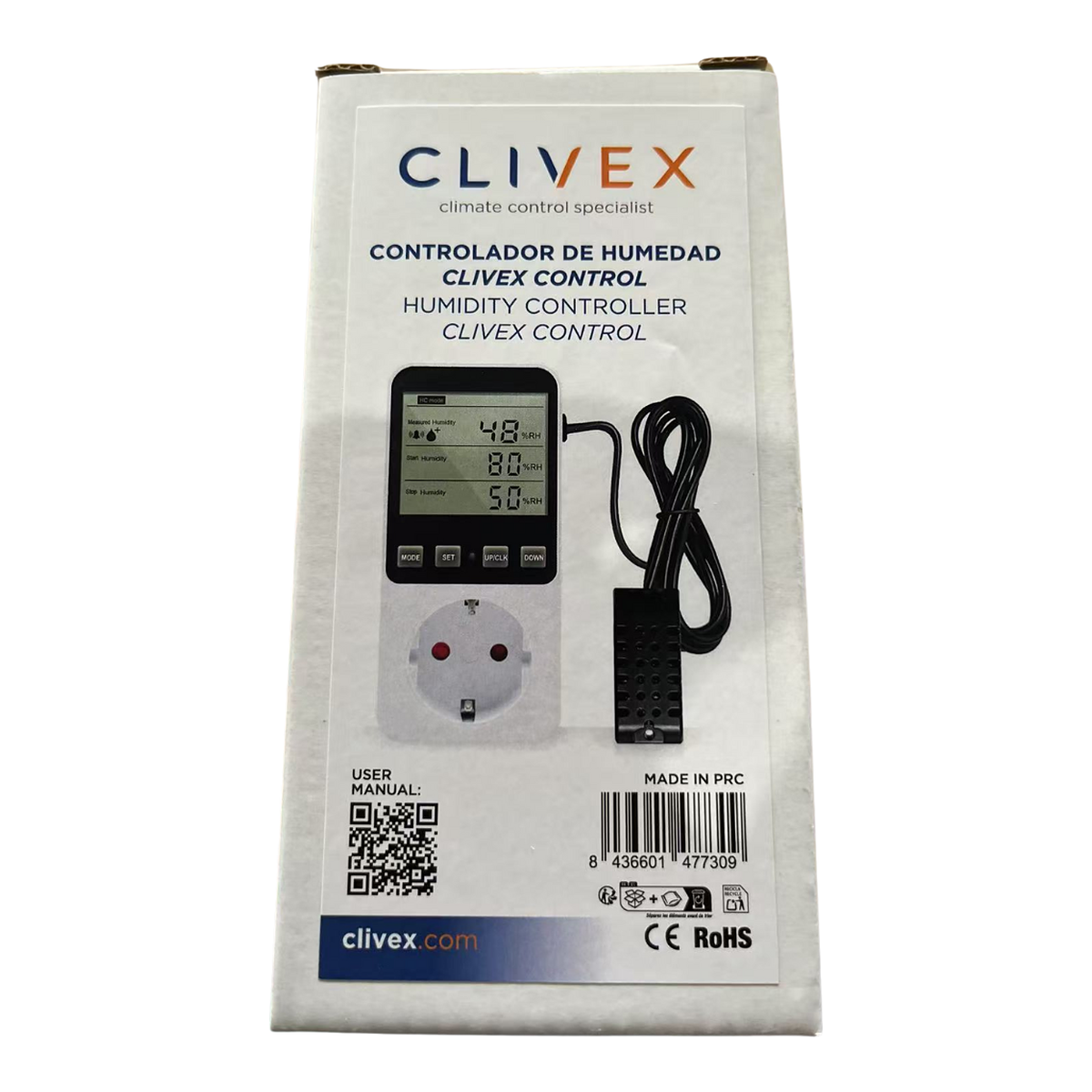 Clivex Controlador de Humedad y Temperatura, vista 2