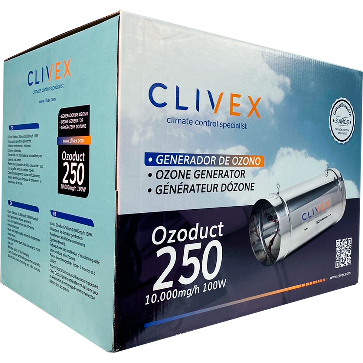 Clivex Duct Ozonator - Vista 3 | Grow Industry