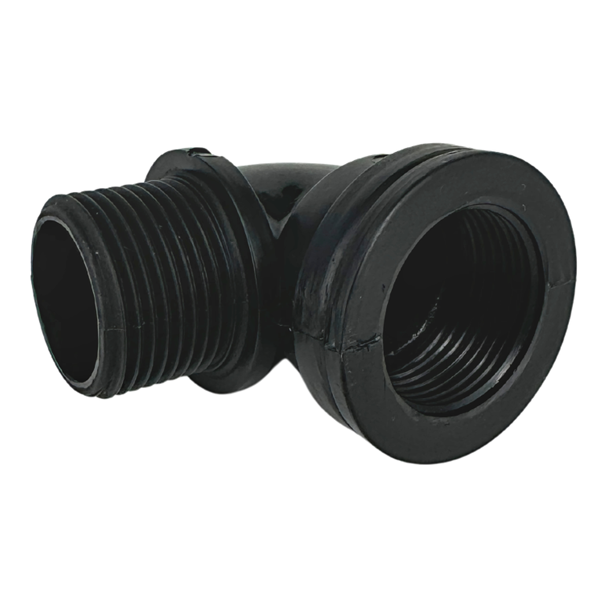 Codo de 90 grados roscado macho-hembra de 1 pulgada
