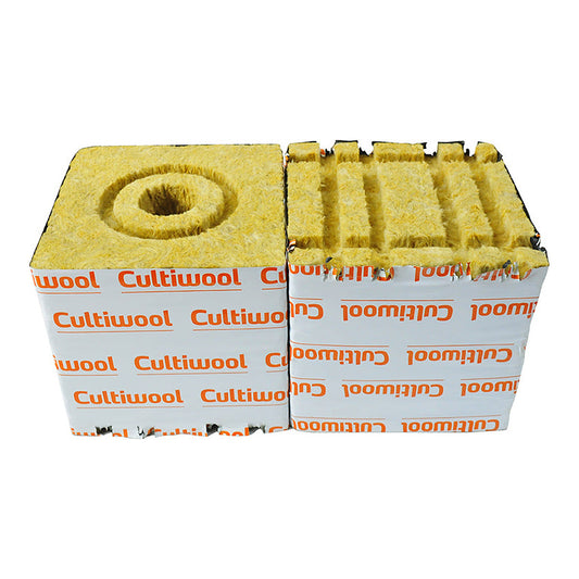 Steinwolleblock 150 x 150 x 142 mm BIG BLOCK CULTIWOOL - Substrat | Wachsen Sie die Branche