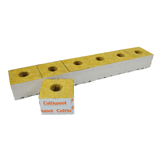 Rock wool block 10x10x6.5cm CULTIWOOL - Substrate | Grow Industry