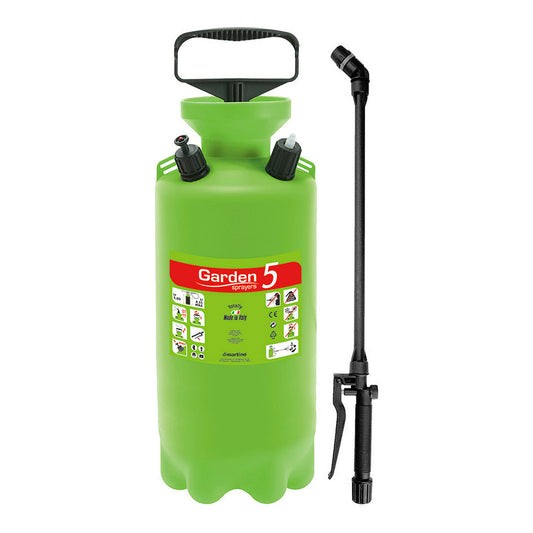 Dimartino Pulverizador de Presión 5L, Pulverizador de Presión para aplicación de tratamientos en cultivo