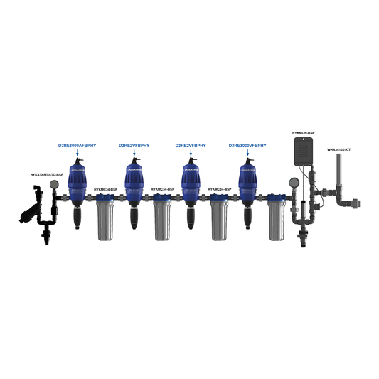 Dosatron Kit Athena Pro con dosificadores D3RE2 y D3RE3000 VF/AF