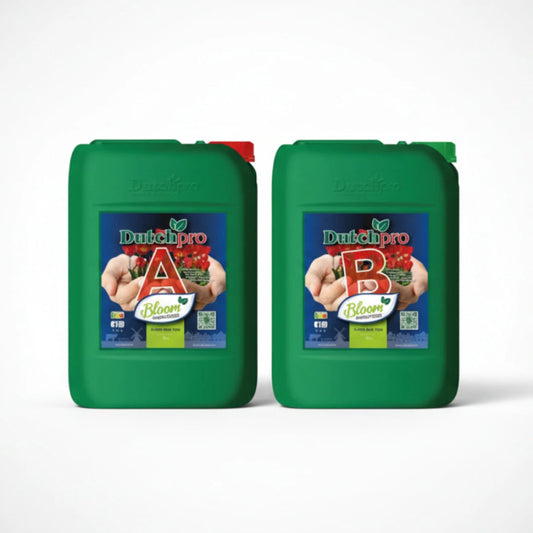 Dutch Pro Bloom Coco A+B Agua Blanda, fertilizante base para floración en Coco