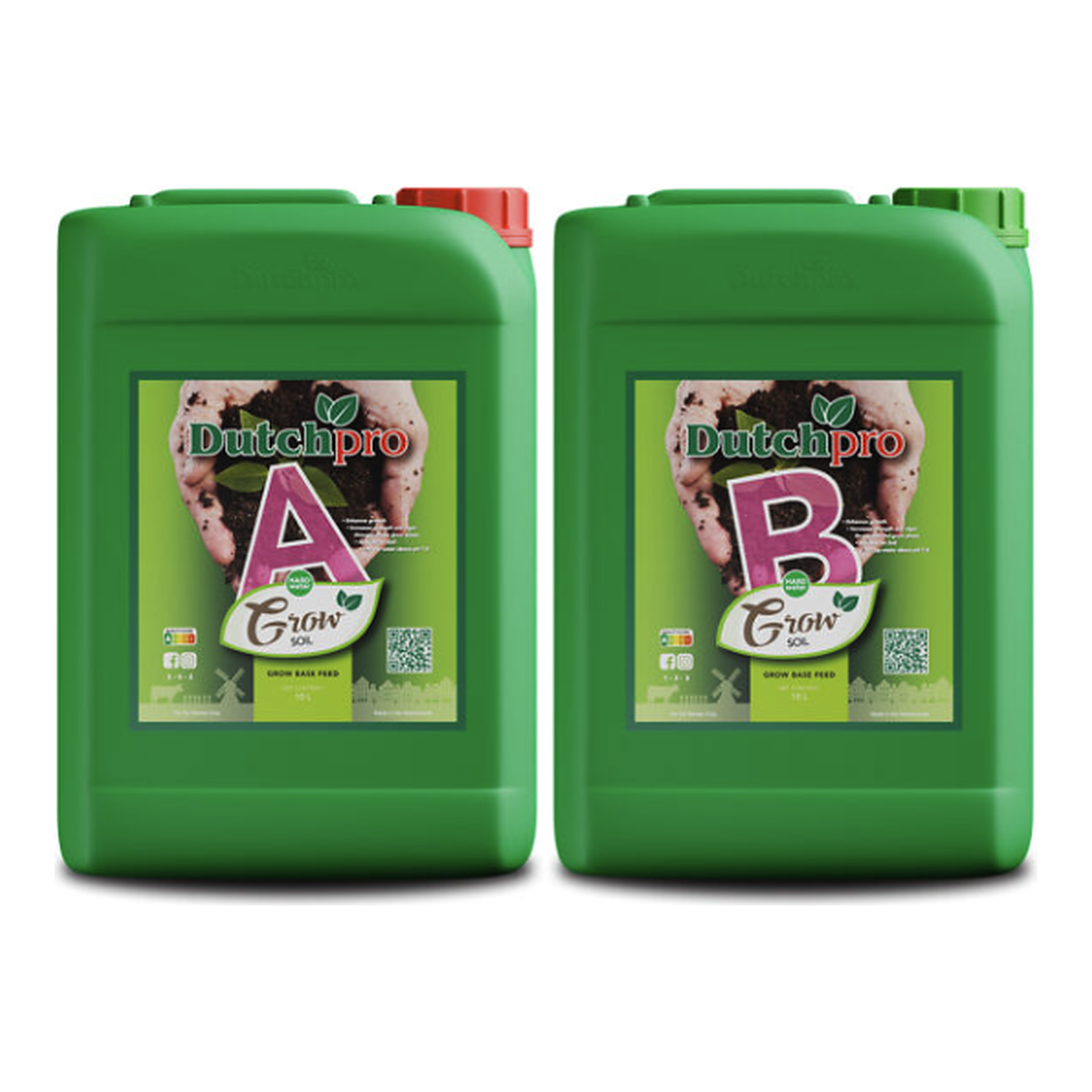 Grow Soil A+B Hard Water DUTCH PRO - Vista 2 | Grow Industry