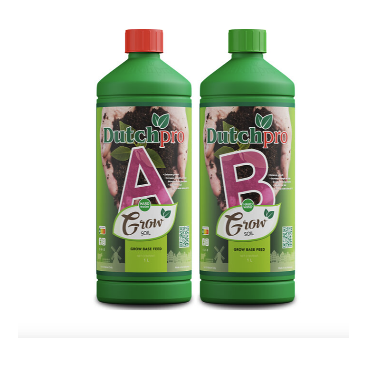 Grow Soil A+B Hard Water DUTCH PRO - Vista 4 | Grow Industry