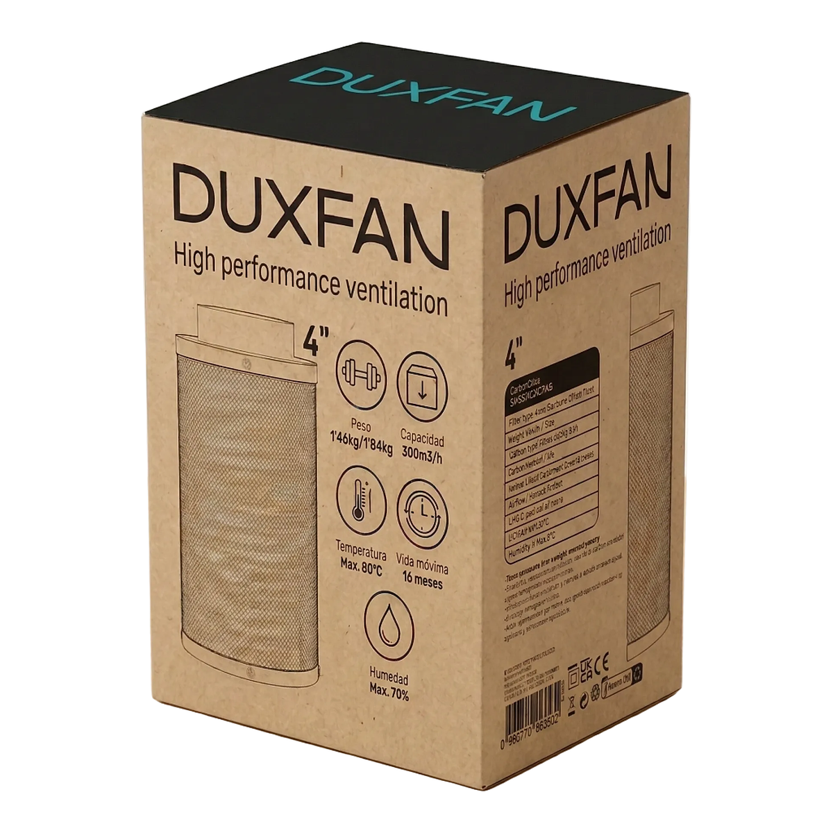 Industrial activated carbon filters Filter Series Duxfan - View 4 | Grow Industry