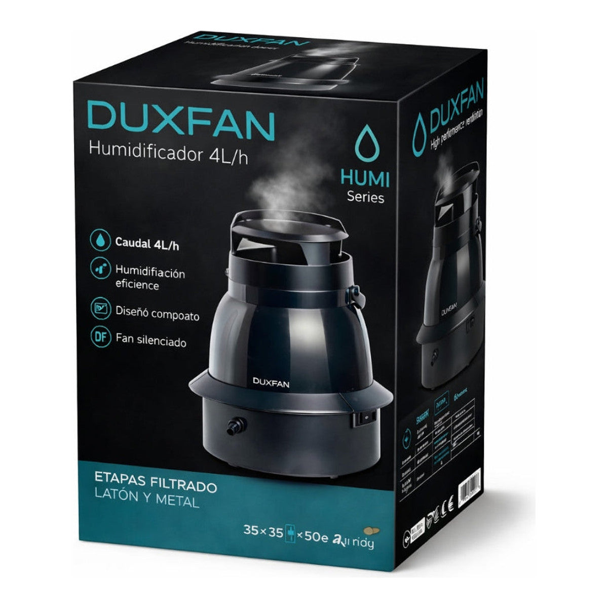 Professional Industrial Humidifier 4L/H Humi Series Duxfan - Vista 2 | Grow Industry