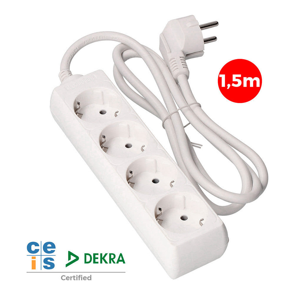 Schuko EDM Multiple Plug Base - View 3 | Grow Industry