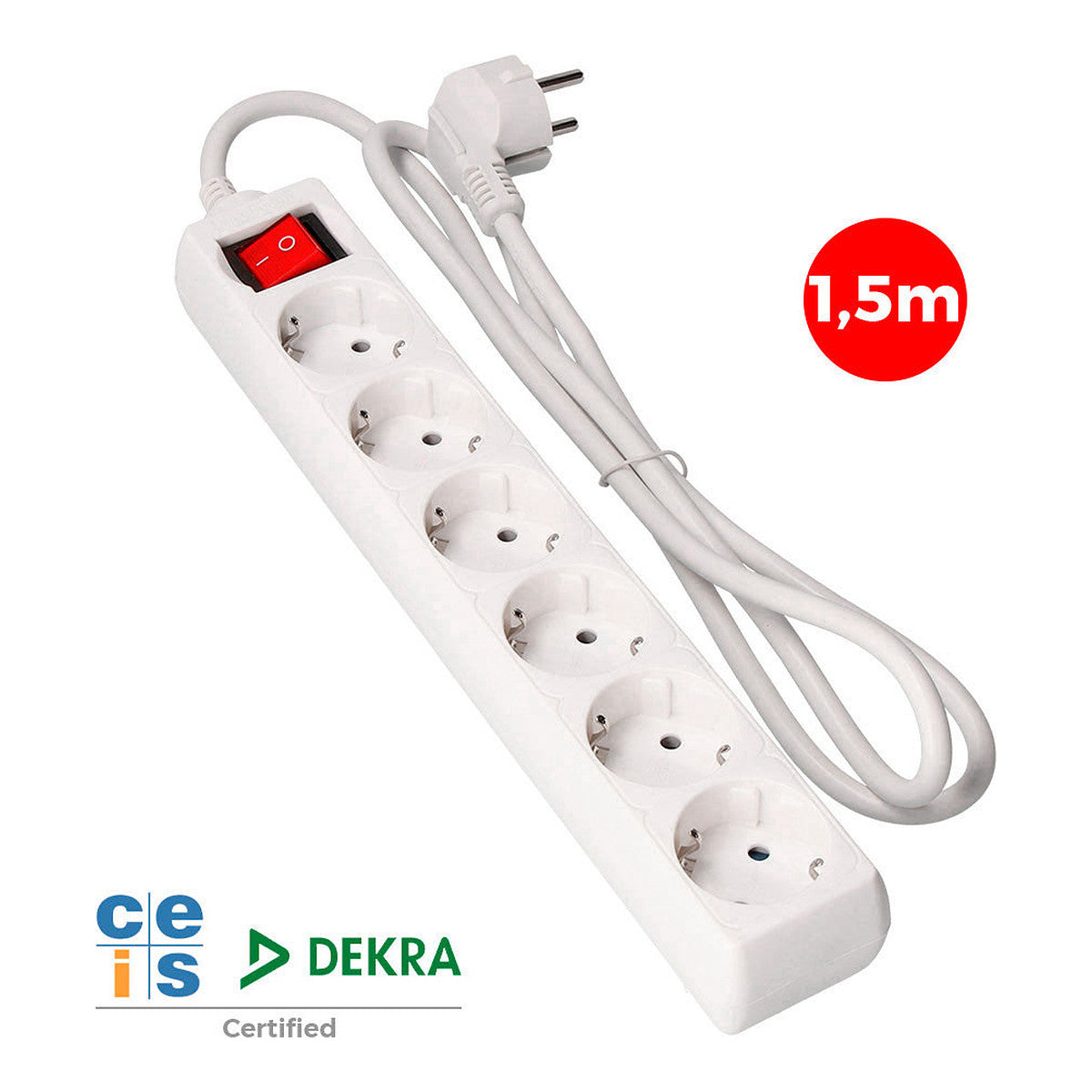 Schuko Multiple Plug Base with EDM Switch - Small Electrical Equipment | Grow Industry
