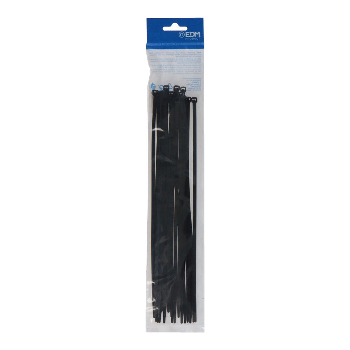Attaches de câble en nylon noir EDM de haute qualité - Vue 2 | Développer l’industrie