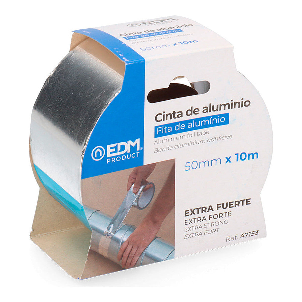MULTIPURPOSE ALUMINUM TAPE 10m x 50mm EDM - Installation Accessories | Grow Industry