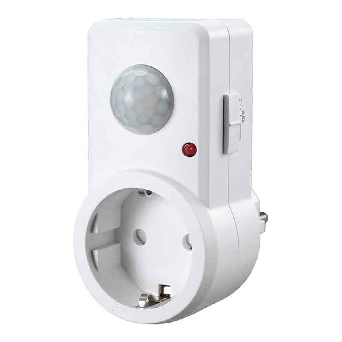 EDM Clavija con Detector de Movimiento 1200W, Clavija con sensor de Movimiento para automatización