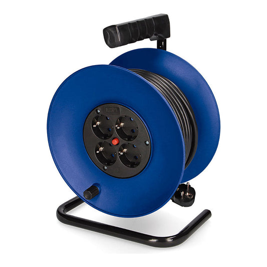 Cable Winder with Thermal Protector 3x1.5mm 4 EDM SOCKETS - Small Electrical Material | Grow Industry