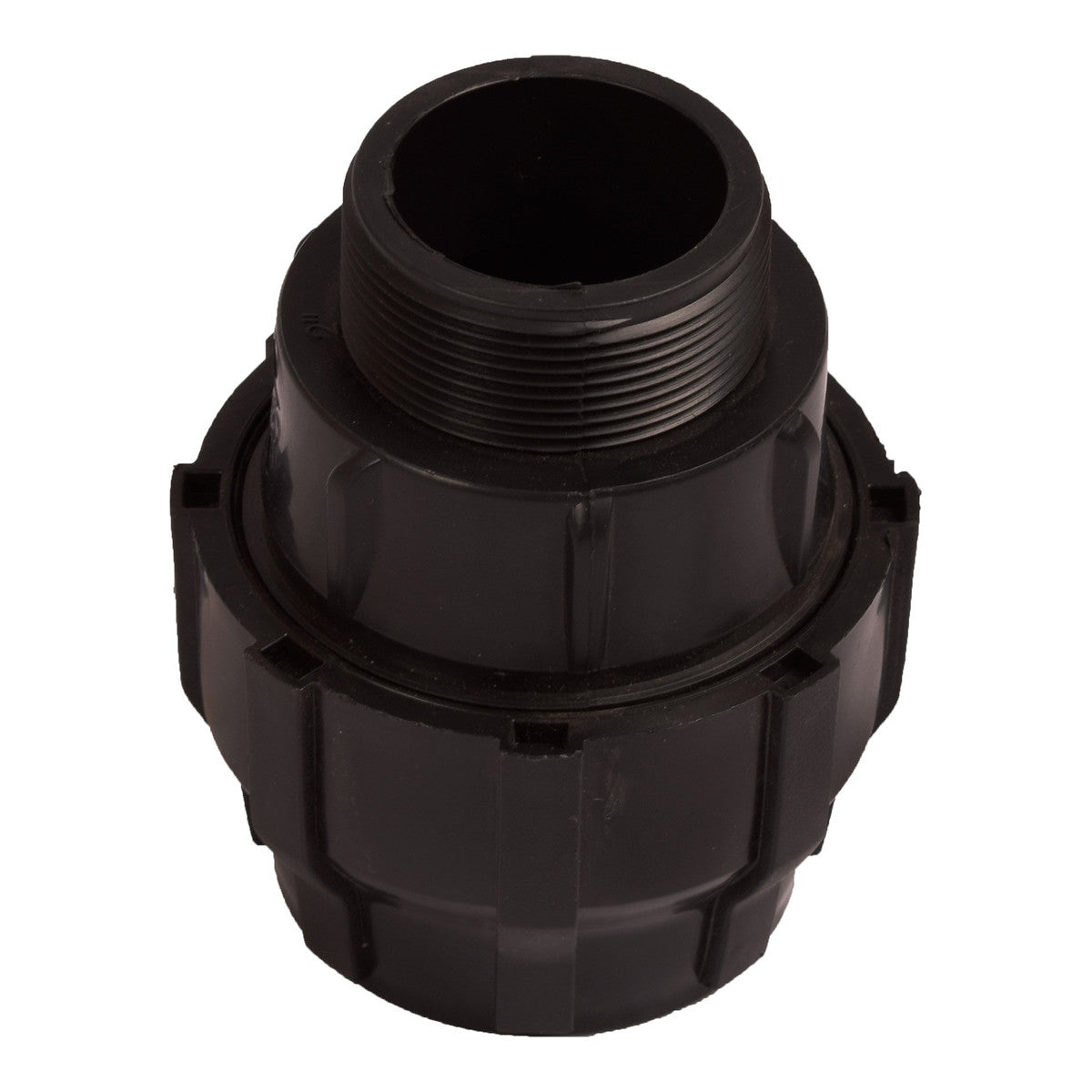 Enlace Rosca Macho 25 mm x 1", racor de polietileno para unir tubería de riego a Rosca