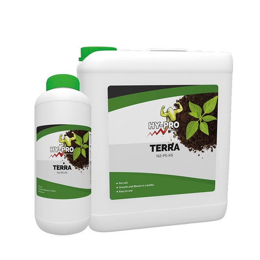 Hy Pro Terra – Fertilizante Base para Cultivo en Tierra en Interior