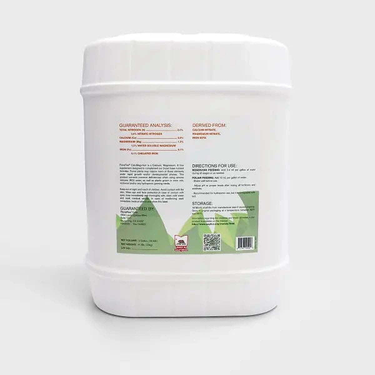 Cal + Mag + Iron 3.78L (1Gal) FLORAFLEX - View 3 | Grow Industry