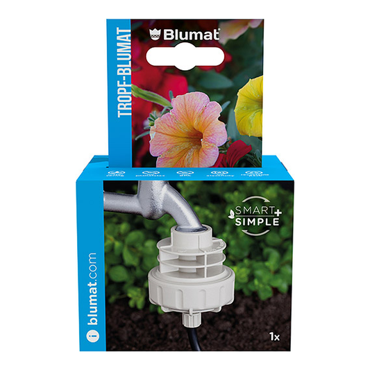 Reductor de presión Blumat 3/4 pulgadas con filtro inox, salida 1 bar