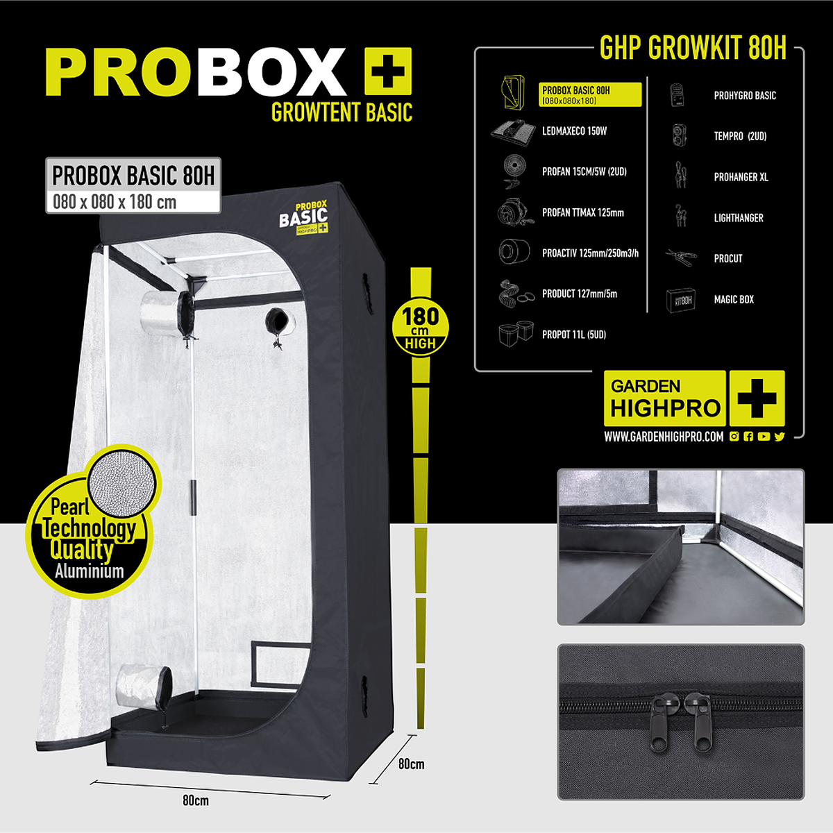 Garden Highpro Growkit 80H, vista 3