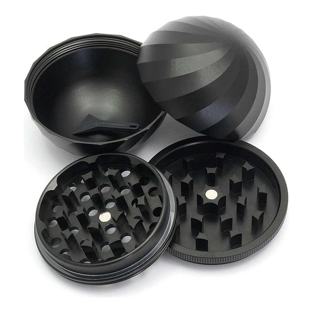 Grinder Esfera Negro, trituradora esférica para uso en cultivo