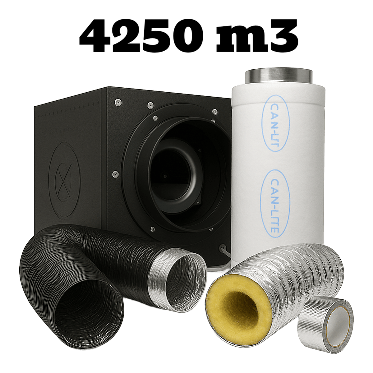 Big farmer 4250m3 Extraction Kit - Extraction Kit | Grow Industry