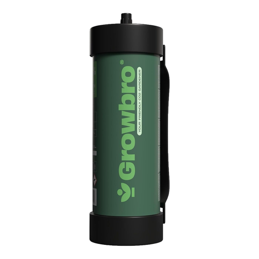 Growbro Botella de CO2, 1,8 kg de CO2 puro en cilindro desechable y reciclable