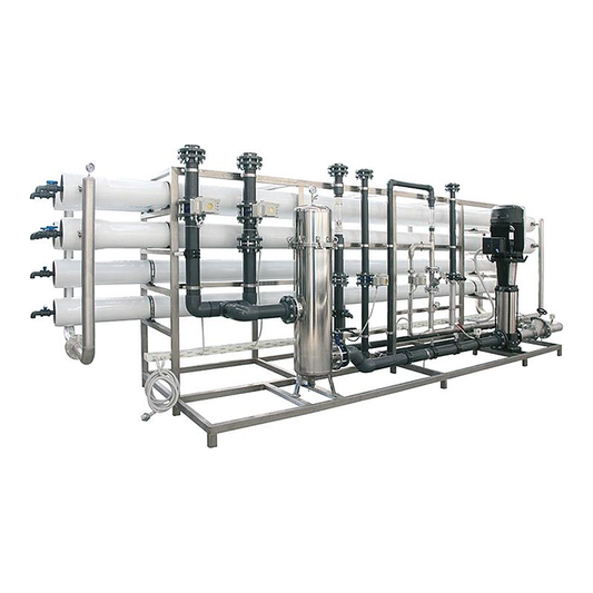 Planta de ósmosis inversa industrial Growmax Water GMP-S. Fotografía genérica de la gama, compartida por las cinco capacidades (de 12 a 108 m³/día): cada equipo se dimensiona a medida según el proyecto.
