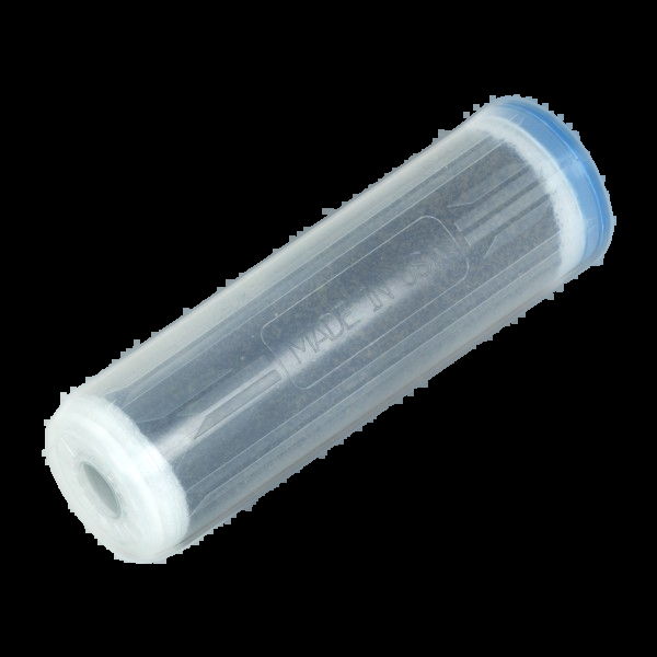 Filtro de desionización Growmax Water ref. 422109 de 10"; imagen usada también como referencia del filtro de desionización 20" ref. 422110, que no tiene imagen propia