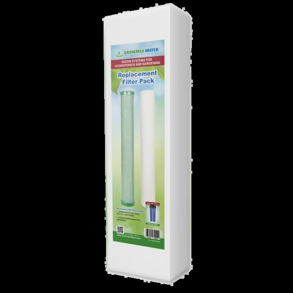 Pack de filtros de recambio Garden Grow Growmax Water ref. 422103 con cartuchos de 20" para Garden Grow 480