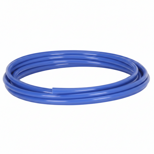 Tubería azul de 1/4" en rollo de 10 m para ósmosis Growmax Water (ref. 422115). Esta misma imagen se utiliza para la tubería azul de 3/8" (ref. 422117), que no dispone de foto propia del fabricante.