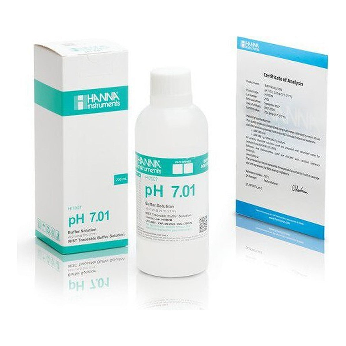 Hanna Solución de Calibración pH 7,01 botella 230 ml HI7007M
