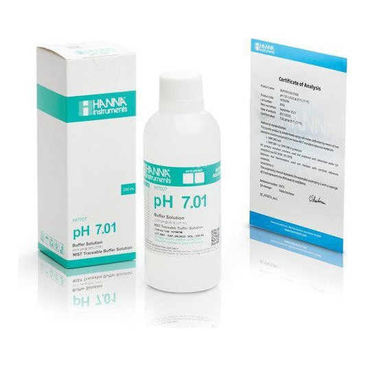 Hanna Solución de Calibración pH 7,01 botella 230 ml HI7007M