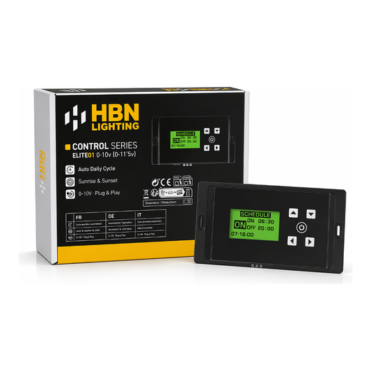 Control Basic Series HBN Lighting – LED-Controller mit Touchscreen zur Steuerung von Wachstumslichtern