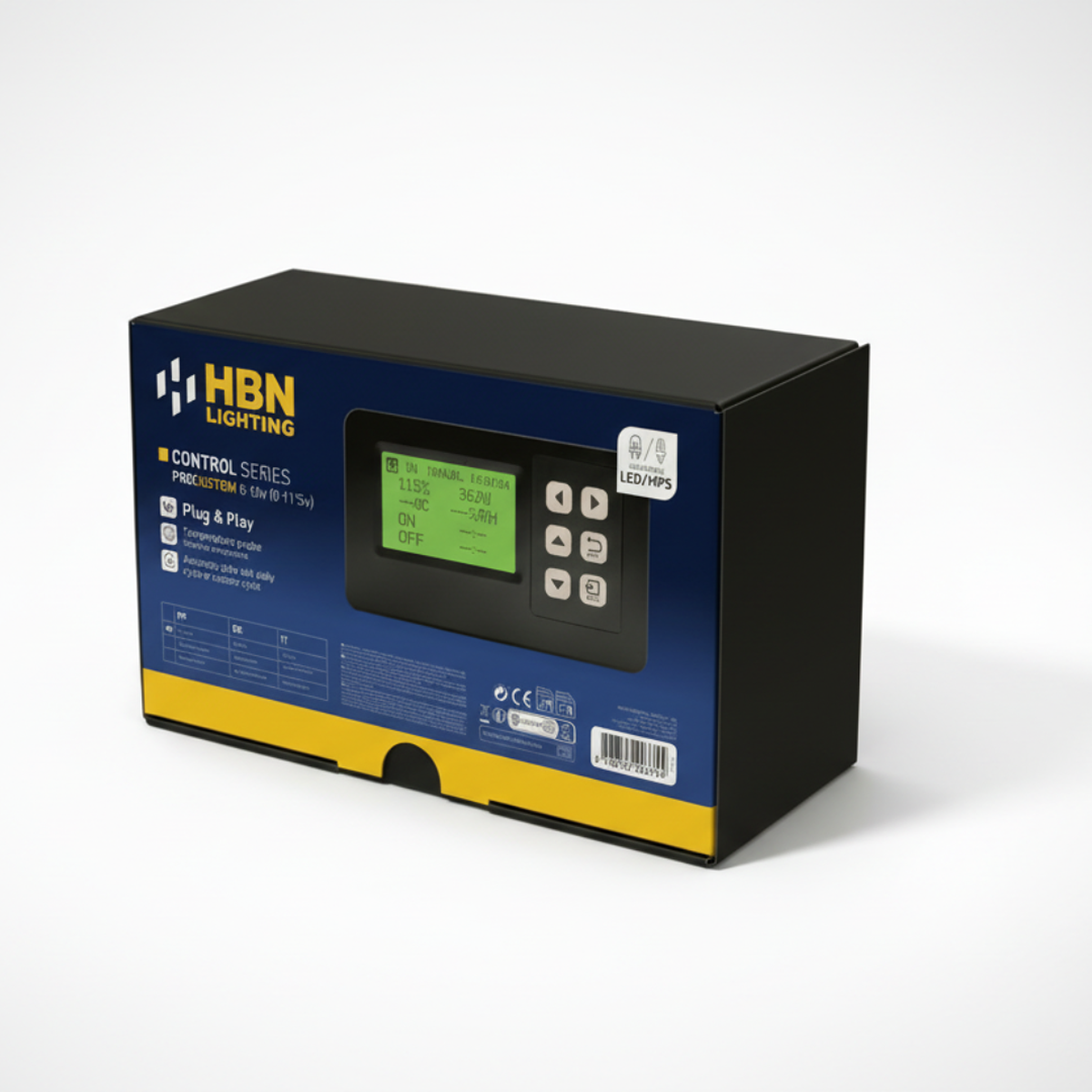 Control Pro Series HBN Lighting – LED- und HPS-Controller mit Touchscreen für die Verwaltung von bis zu 100 Leuchten