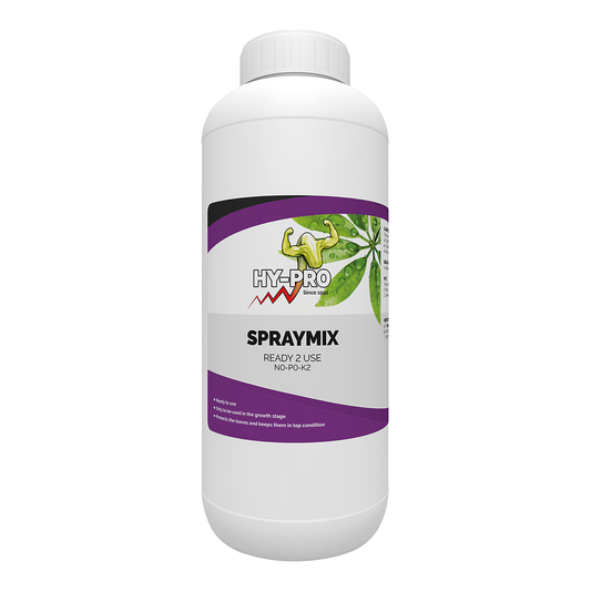 Hy-Pro Spray Mix abono foliar para crecimiento, envase de 1 L