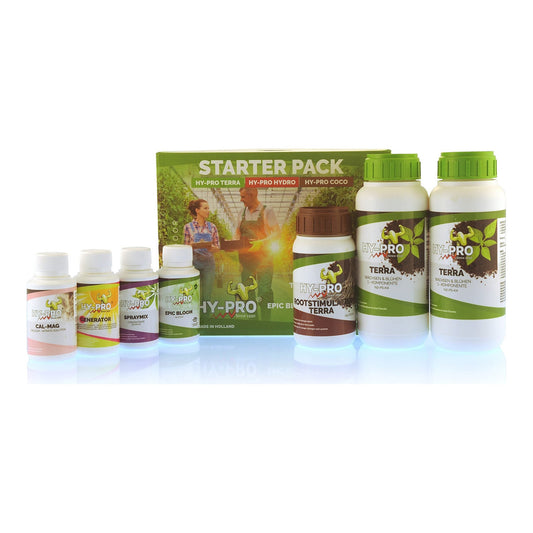 Hy-Pro Starter Pack Terra, kit de iniciación para cultivo en tierra