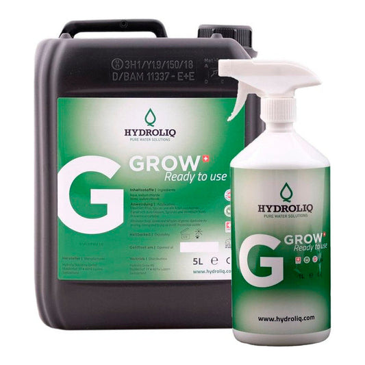 Hydroliq Grow, fungicida biológico listo para usar contra hongos y bacterias en cultivo