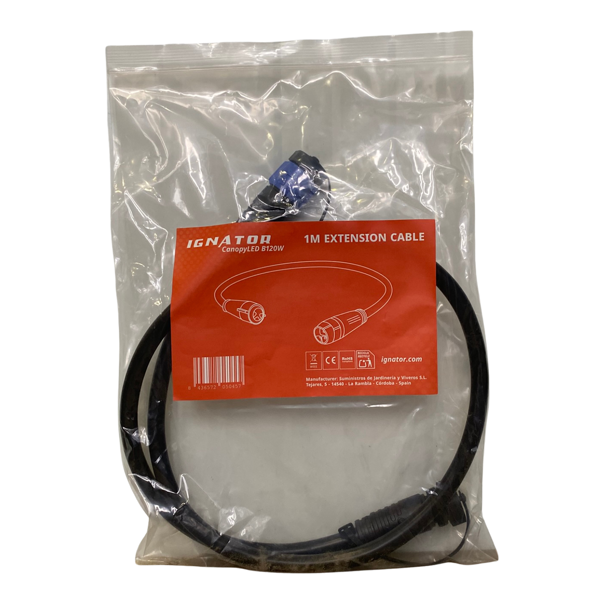 IGNATOR B120w Canopy LED Extension Cable - Led Luminaires | Grow Industry